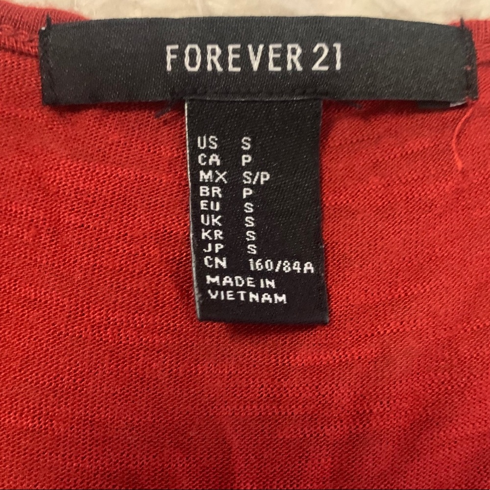 Forever 21 tank top with lace trim - Picture 3 of 4
